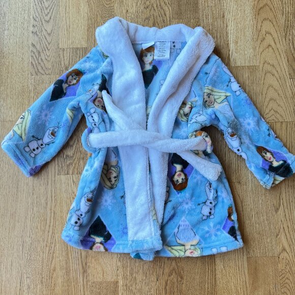 Disney Frozen 2 Fleece Robe Size 2T - Picture 1 of 4